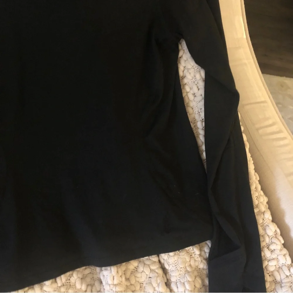 Free People Black Layer Hoodie Size S